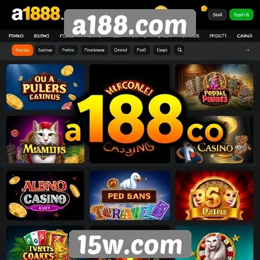 Plataforma a188.com oferece diversos jogos de cassino online