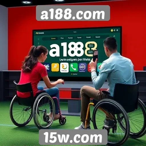 Acessibilidade e interface do a188.com